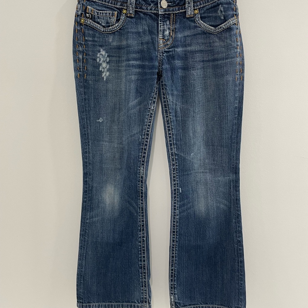 Stylish Blue Flare Jeans for Women